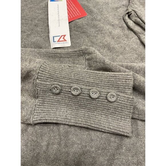 NWT Cutter and Buck Women’s Long Sleeve Cotton Sweater Size S - Picture 6 of 9
